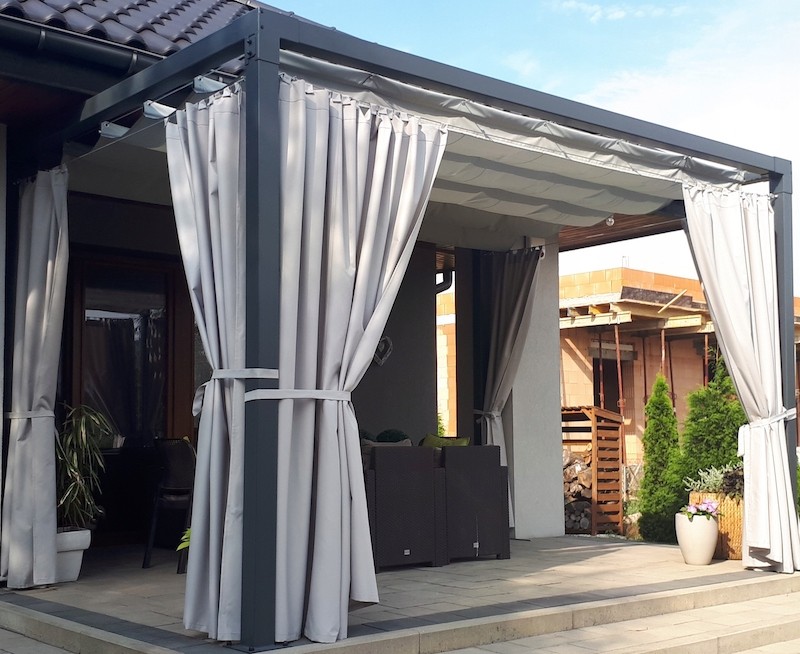 Awnings, covers, curtains