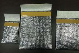 Non-cross-linked PE foam and air bubble film bags
