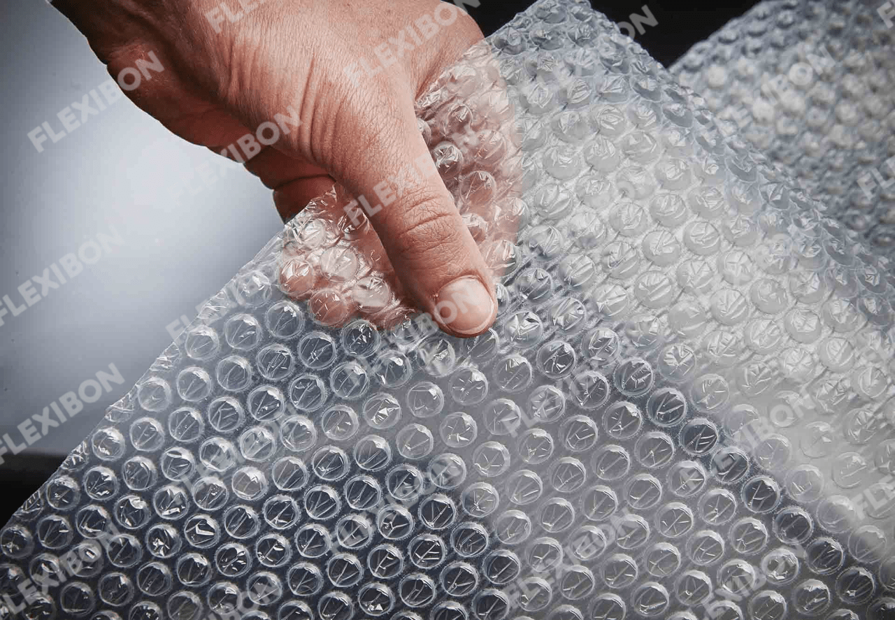 Non-cross-linked PE foam and air bubble film bags